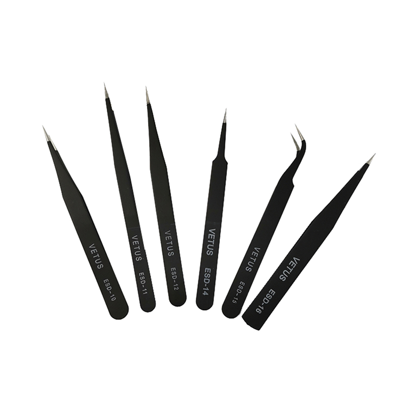 Stainless Steel Anti-Static Tweezers