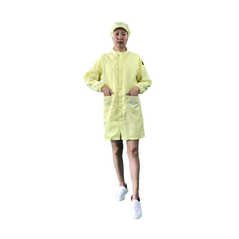 ESD Smock Standup Collar