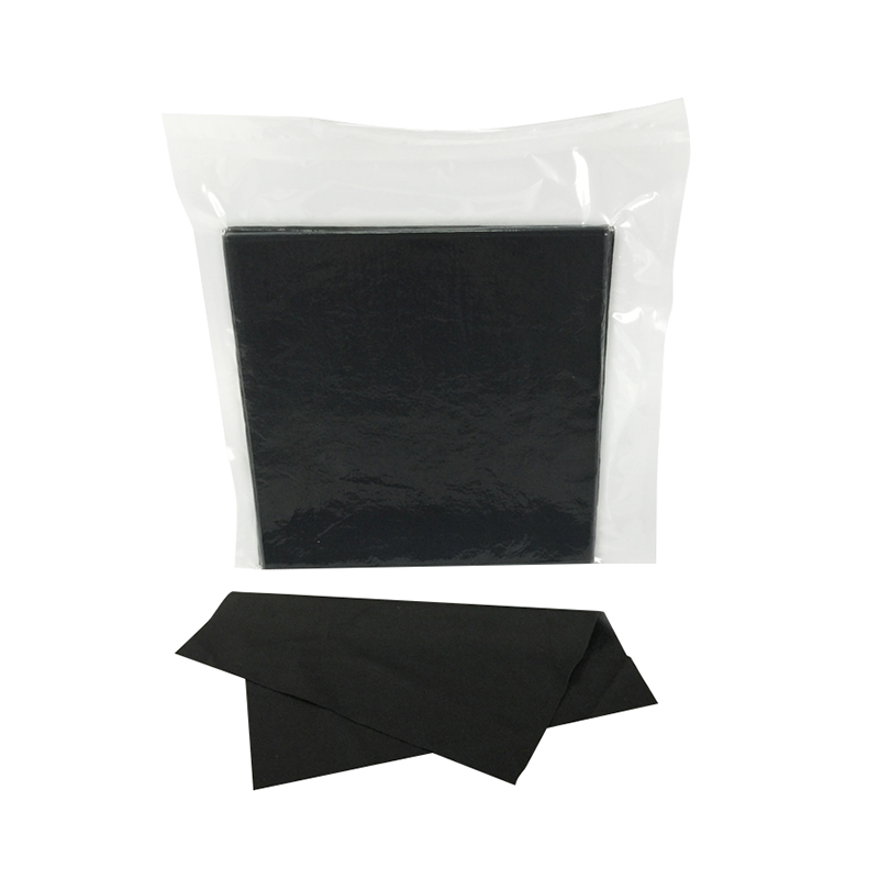 Black Polyester Cleanroom Wiper